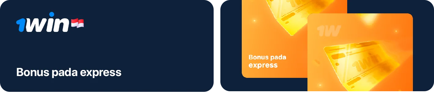 Bonus Ekspres 1Win Menawarkan Pemain untuk menawarkan uang tambahan pada taruhan ekspres