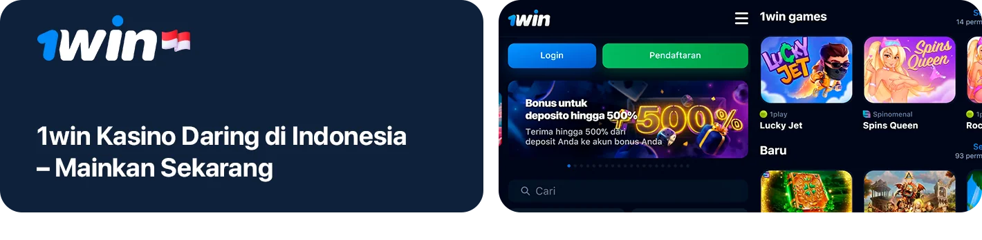1WIn Kasino Indonesia - Slot dan Permainan Langsung