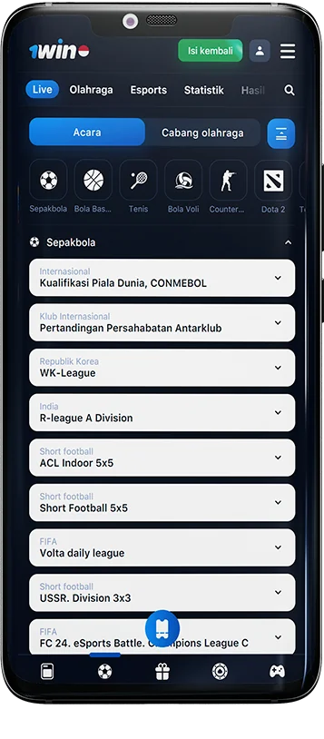 1Win Layar Taruhan Olahraga Indonesia