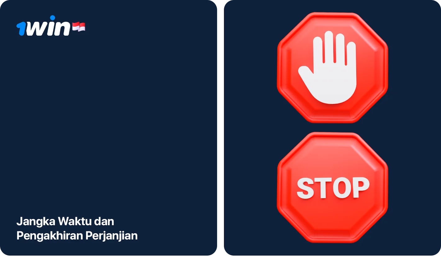 Alasan menghentikan akun pengguna di 1Win