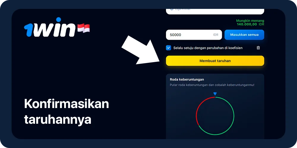 Selesaikan taruhan - 1Win