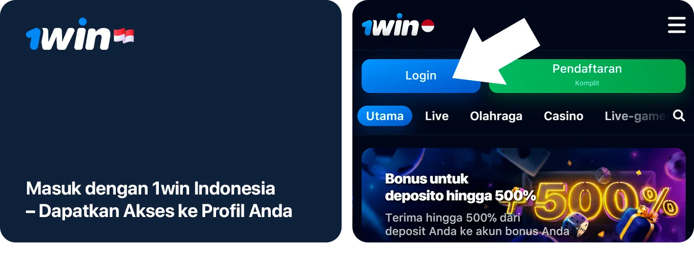Cara login 1Win Indonesia