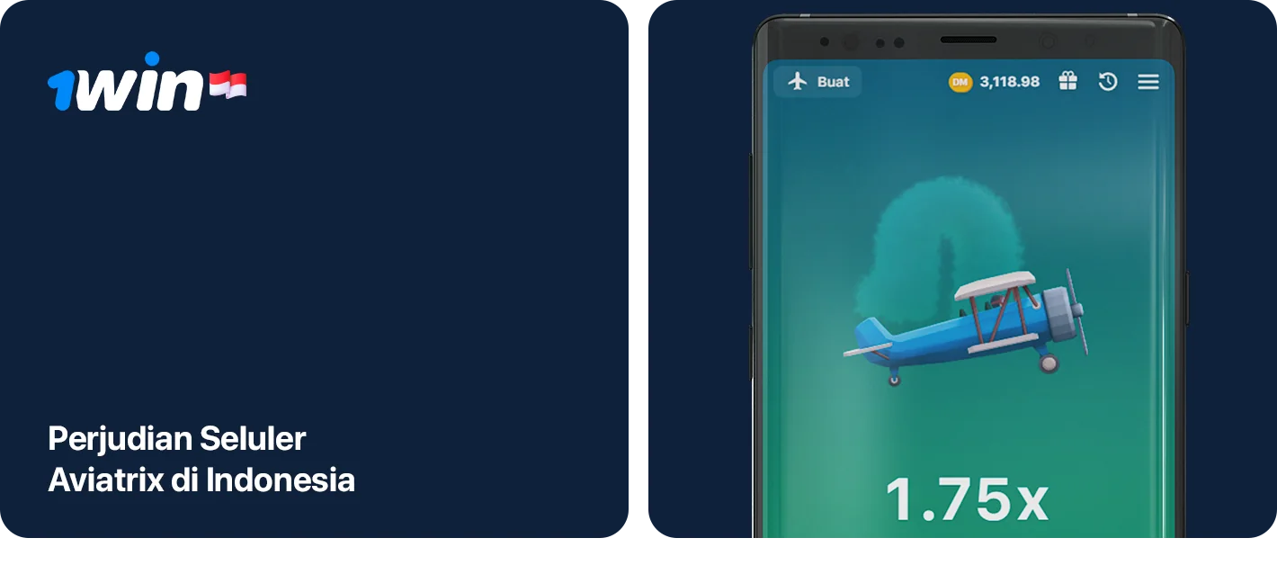 1Win Game Aviatrix di Ponsel