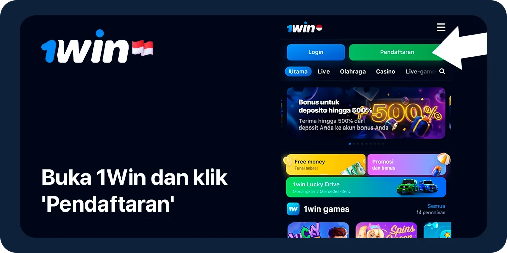 Buka Situs Web 1Win