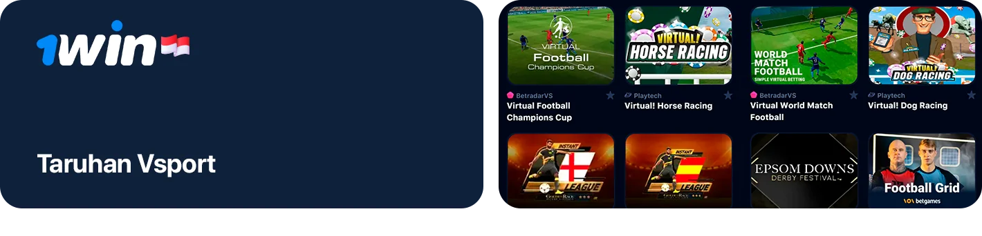 Taruhan Vsport - 1Win Indonesia