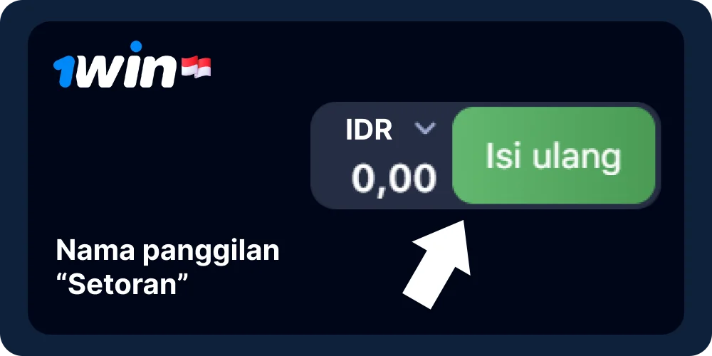 Julukan “Deposit” lalu tambah dana 1win
