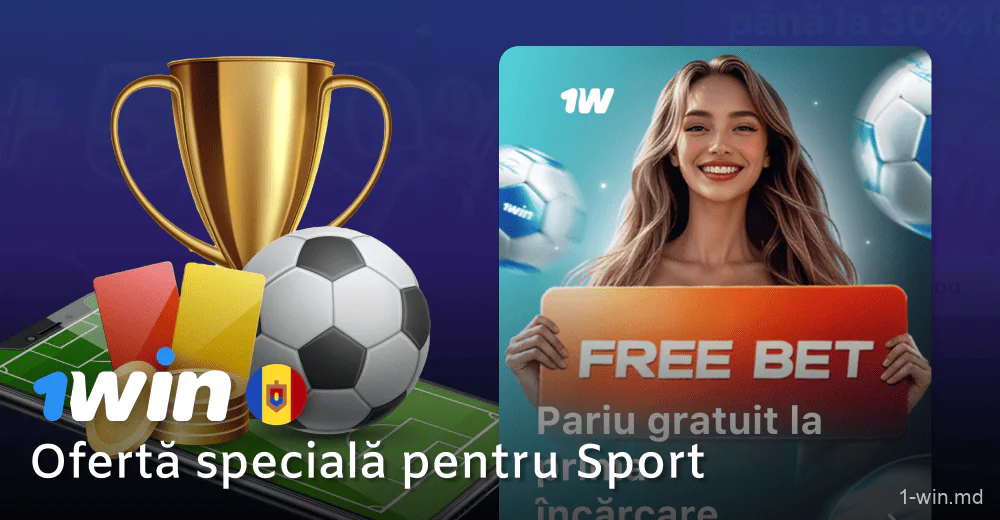 Promoții la pariuri sportive la 1win în Moldova
