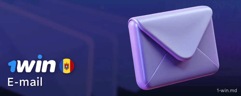 Suport prin e-mail pentru jucătorii Moldovan 1win