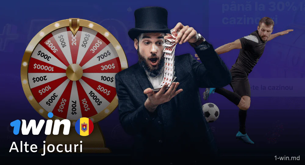 Alte jocuri pe 1win pentru jucătorii moldoveni