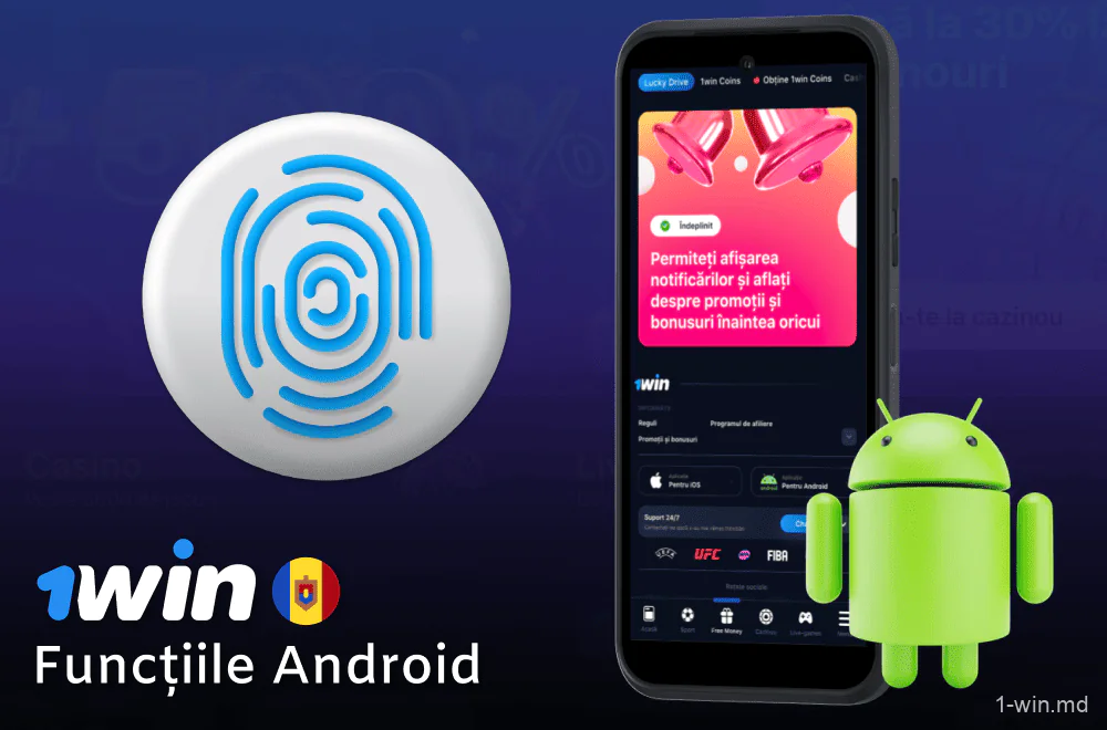 Caracteristici ale aplicației mobile 1win pe Android