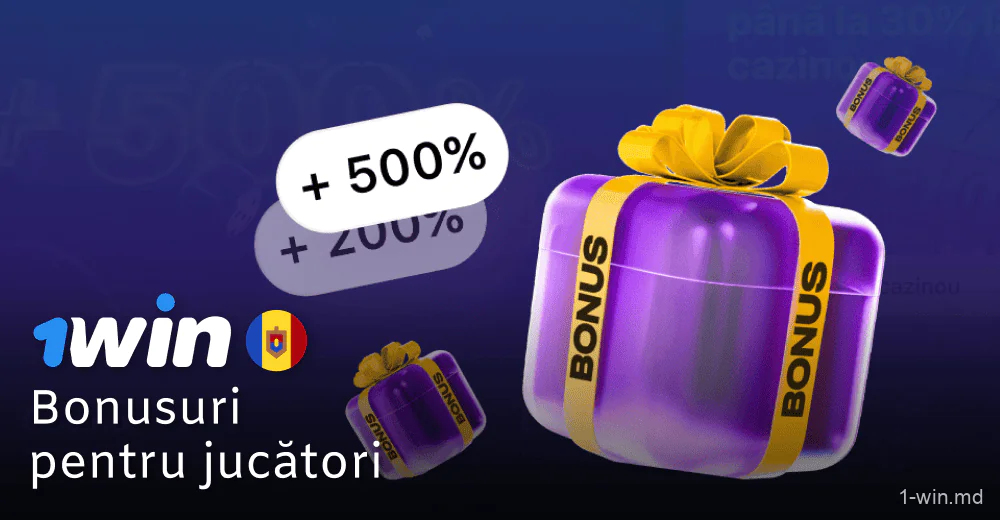 Bonusuri pentru jucătorii 1win din Moldova