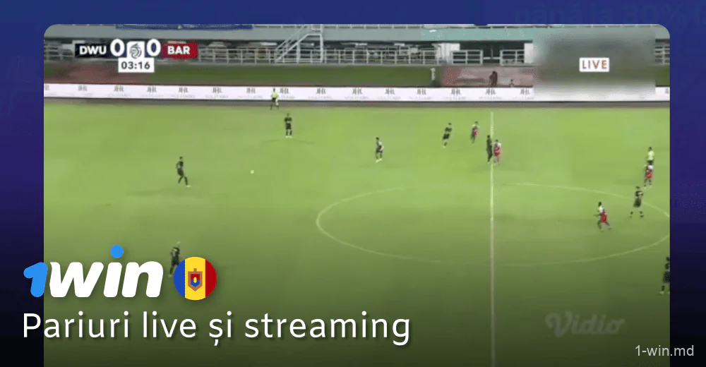 Pariuri live la 1win în Moldova